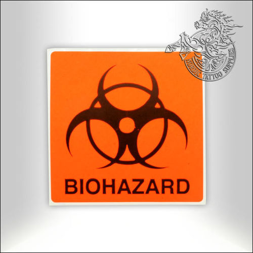 Biohazard Sticker 10x10cm