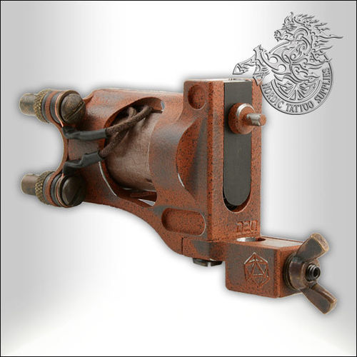 Shagbuilt D20 Tattoo Machine Special Edition - Scorched Earth - Clipcord - Guilloutine Vice