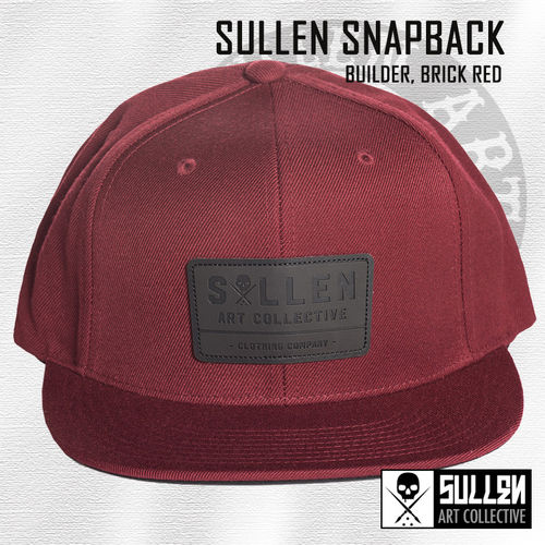 Sullen Snapback - Builder - Brick Red