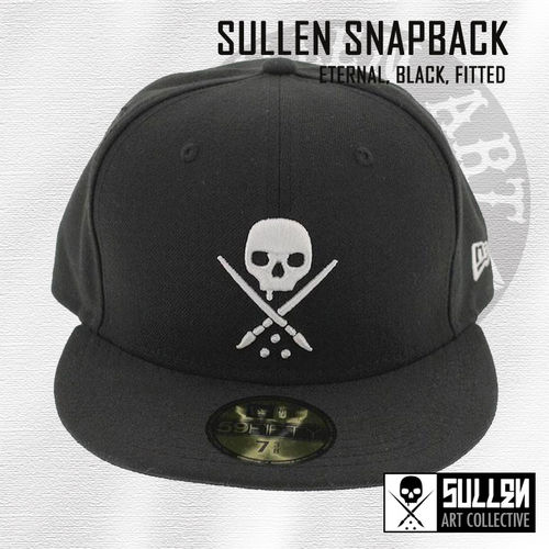 Sullen Fitted Snapback - Eternal - Black