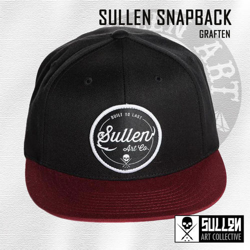 Sullen Snapback - Graften - Black/Burgundy