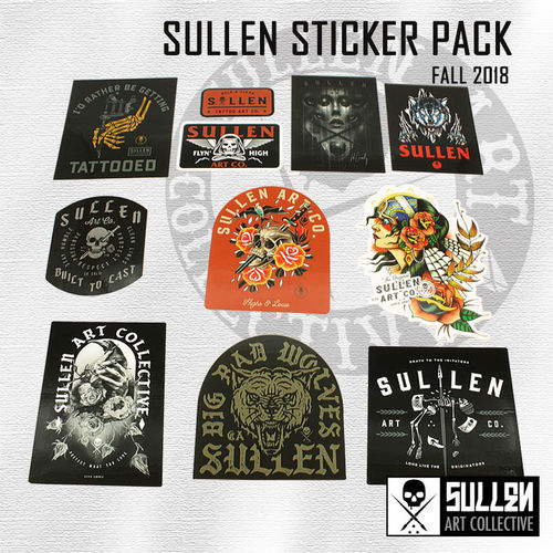 Sullen Fall 2018 Art Sticker Pack