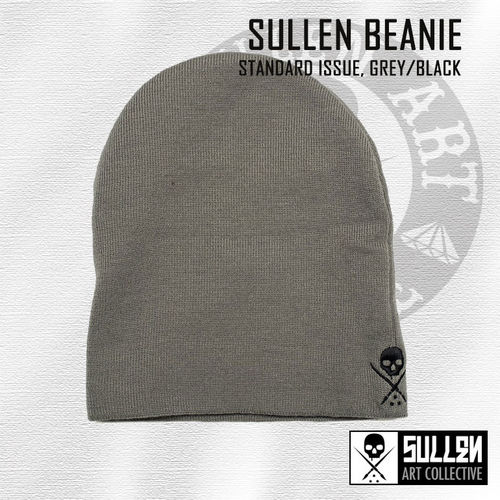 Sullen - NE Standard Issue Beanie - Grey/Black