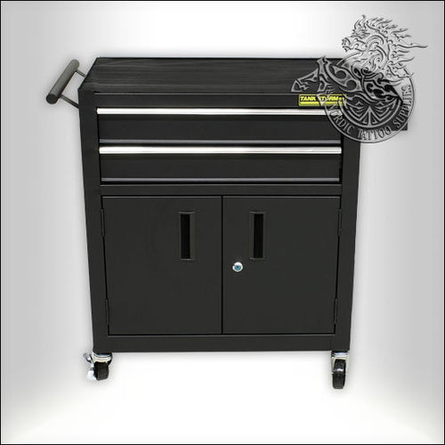 Tank Storm Workstation with 2 Drawers and Wheels