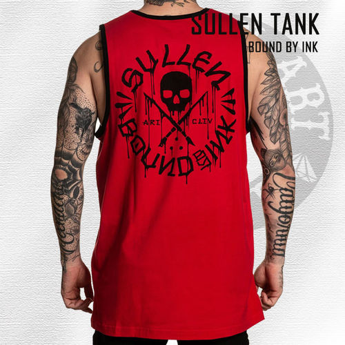 Sullen - Bound By Ink Tank - Red/Black