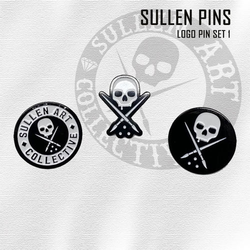 Sullen Logo Pin Set 1 Skull