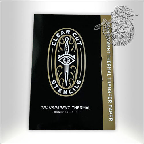 Clear Cut Stencils Transparent Thermal Transfer Paper 25-pack