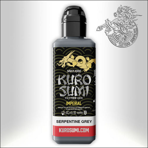 Kuro Sumi Imperial Ink - Marble Stone - Serpentine Grey 90ml