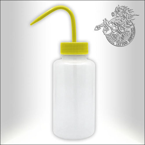 Azlon Wash Bottle 500ml - Yellow Top