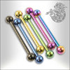 Titanium Barbell 1,6mm, Anodized