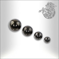 Titanium Anodized Ball, 1,2mm thread, Black
