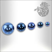 Titanium Anodized Ball, 1,6mm thread, Blue