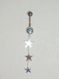 Navel Jewelry, Silver