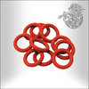 Sunskin O-Rings, Red Silicone, 10pcs