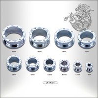 Surgical Steel Flesh Tunnel With Design