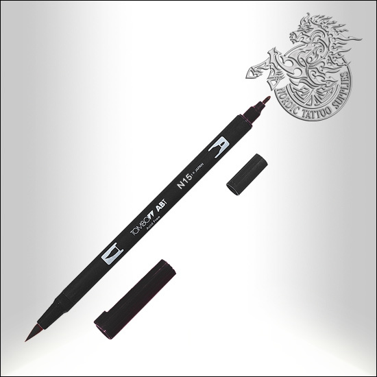 Tombow Pen, N15 Black - Nordic Tattoo Supplies