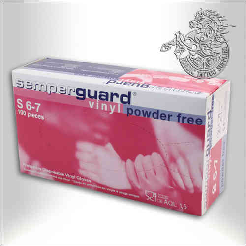 Semperguard Vinyl Powder Free Gloves, 100pcs