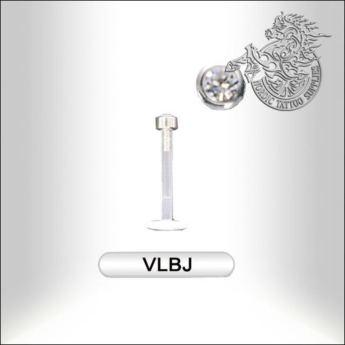 Flexible Pet Labret With Stone, 1,2mm