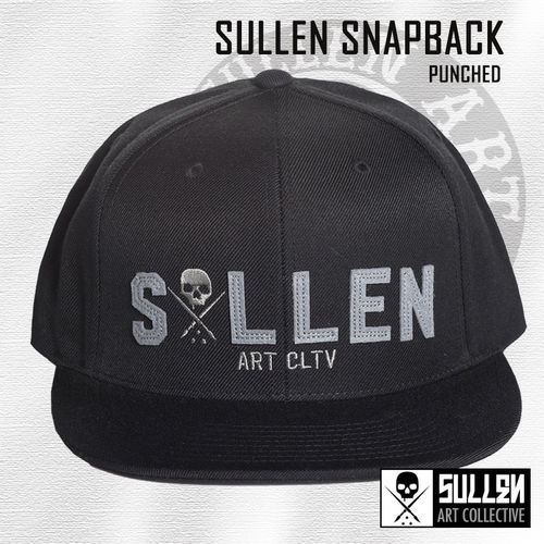 Sullen Snapback - Punched - Black