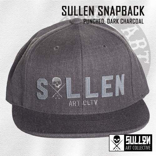 Sullen Snapback - Punched - Dark Charcoal