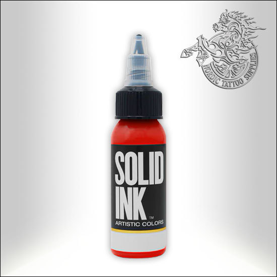 Solid Ink 30ml Super Red - Nordic Tattoo Supplies