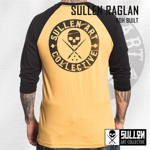 Sullen - BOH Built Raglan - Mustard/Black