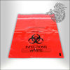 Biohazard Bag 9x10inch - Stick on