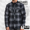 Sullen - Oil Stain Flannel Shirt - Black/Grey
