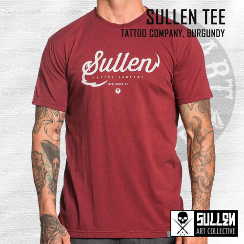 Sullen - Tattoo Company Tee - Burgundy