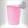 Unigloves Plastic Cup 180ml - 100pcs - Pink