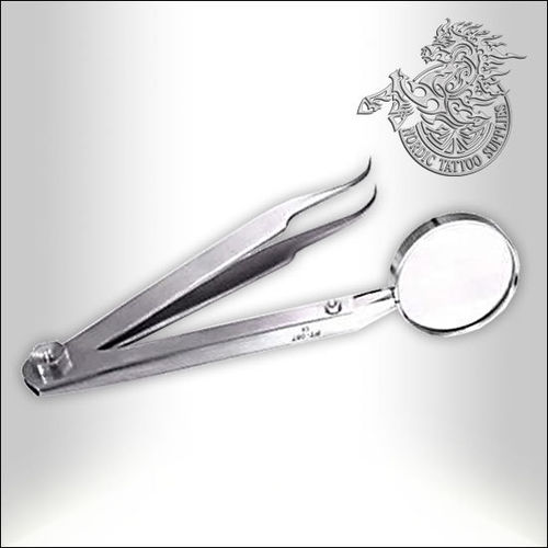 Large Tweezers 5" with Magnifying Glass