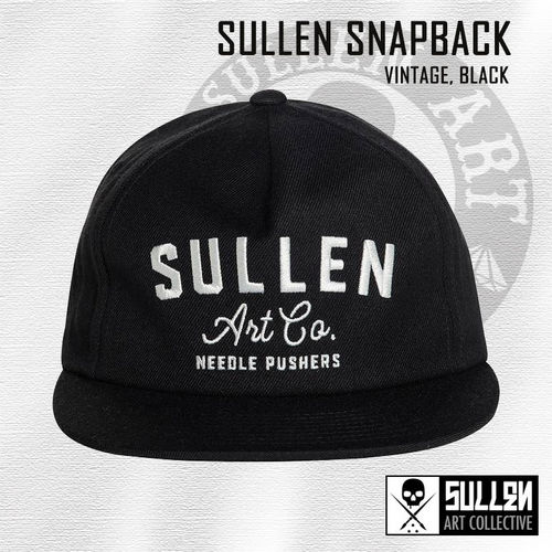 Sullen Snapback - Vintage - Black