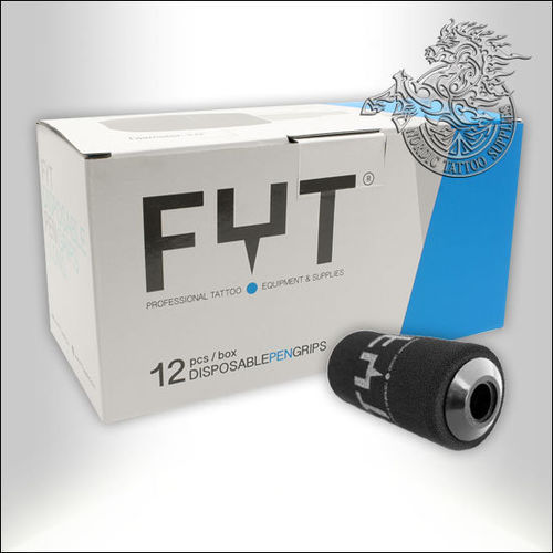 FYT Disposable Foam Pen Grip 12pcs - 38mm - Long (70mm)