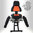 Professional Client Chair - Black & Orange