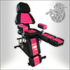 Professional Client Chair - Black & Pink