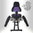 Professional Client Chair - Black & Purple