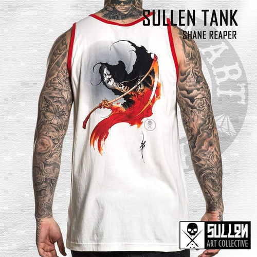Sullen - Shane Reaper Tank - Antique White/Red