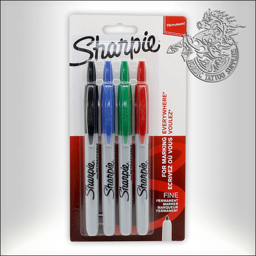 Sharpie - Retractable 4-pack