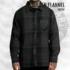 Sullen - Vapor Flannel - Black/Grey