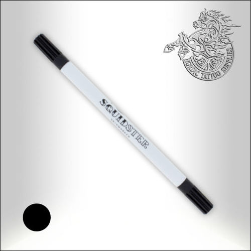 Squidster Tattoo -  2 in 1 - Non sterile Brush-Pen - Black