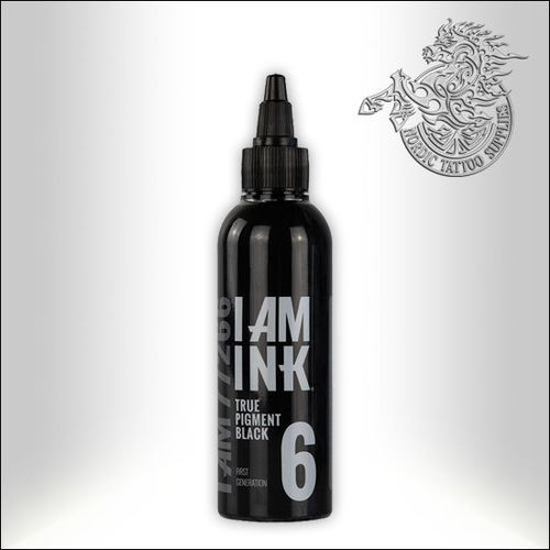 I AM INK - True Pigment Black 100ml - First Generation 6