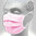 Unigloves Profil Plus Surgical Face Mask 50pcs - Pink - Type II-R
