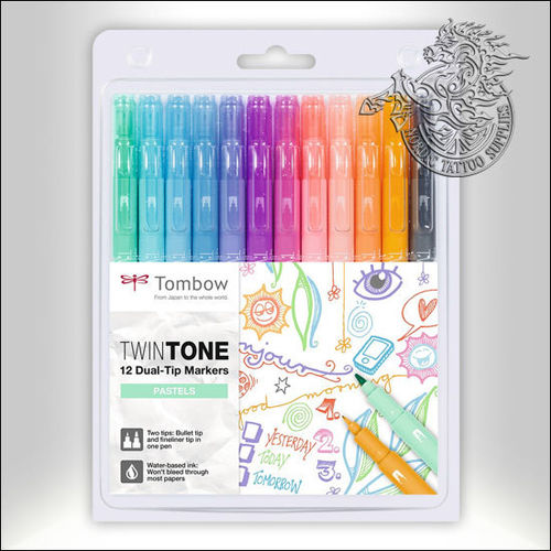 Tombow Marker - TwinTone - Pastel Set 12-pack