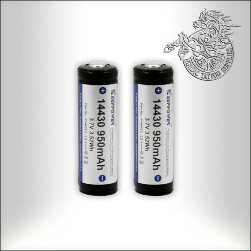 Keeppower 14430 950mAh Protected 2A - 2 pack