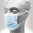 Unigloves Profil Plus SMALL Surgical Face Mask 50pcs - Blue - Type II-R