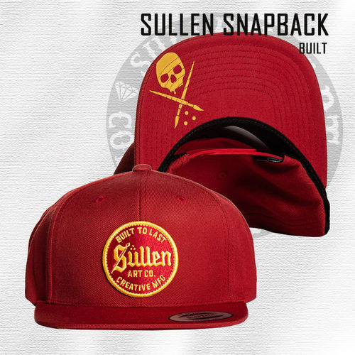 Sullen Snapback - Built - Scarlet Red