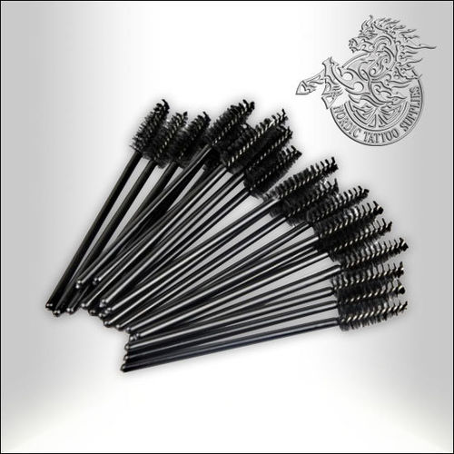Disposable Eyelash Brushes - Black - 50pcs