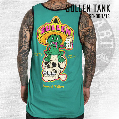 Sullen - Senor Tats Tank - Tropical Green