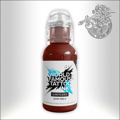 World Famous Ink Limitless 30ml - Dark Red 2