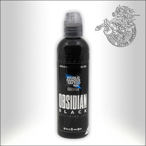 World Famous Ink Limitless 120ml - Obsidian Outlining